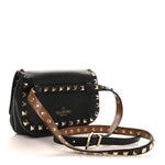 Vitello Rockstud Belt Bag Black