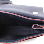 Calfskin Lockme II Chain Bag BB Marine Rouge