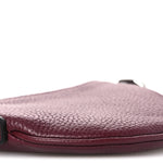 Pebbled Calfskin Mini B Shoulder Bag Red