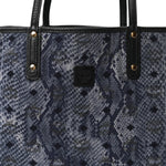 Visetos Medium Liz Reversible Shopper Tote Black