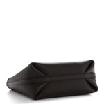 Grainy Calfskin Mini Reversible Tote Peat Sand