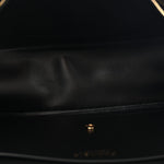 Suede Calfskin Small Souplissimo Maxi Flap Black