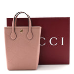 Gilbert Calfskin Jumbo GG Embossed Mini Tote Bag  Dusty Carmine