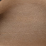 Suede Calfskin Small Faye Shoulder Bag Pearl Beige