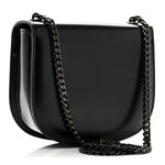 Calfskin Besace Clea Chain Triomphe Black