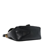 Calfskin Matelasse Small GG Marmont Top Handle Shoulder Bag Black