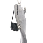 Calfskin Intreccio Kalimero Messenger Black