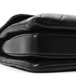 Lambskin Quilted Small Trendy CC Dual Handle Flap Bag Black
