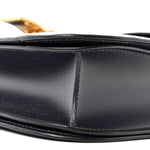 Box Calfskin Medium Classic Box Flap Bag Navy