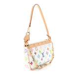 LV X TM Monogram Multicolor Pochette Accessories White