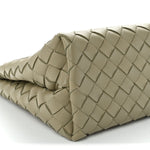 Nappa Intrecciato Small Andiamo With Chain Shoulder Bag Travertine