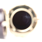 Lucite Lipstick Case On Chain Burgundy Blue
