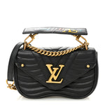Calfskin New Wave Chain MM Black