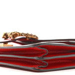 Dollar Calfskin Swarovski Crystal Small Dionysus Shoulder Bag Hibiscus Red