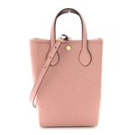 Gilbert Calfskin Jumbo GG Embossed Mini Tote Bag  Dusty Carmine