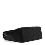 Lambskin Quilted Medium Single Flap Black