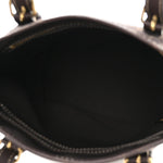 Mini Lin Monogram Bucket Bag Ebene