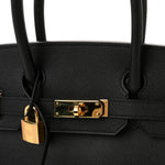 Epsom Birkin 30 Black