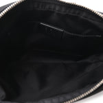 Canvas Web Slim Belt Bag Black