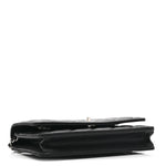 Caviar Quilted CC Turnlock Wallet On Chain WOC Black
