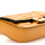 Nappa Matisse FF Embossed Nano Baguette Charm Zucca