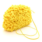 Chenille The Mini Pouch Lemon