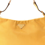 Tessuto Nylon Light Chain Shoulder Bag Yellow