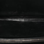 Grain De Poudre Matelasse Chevron Monogram Monochrome Chain Wallet Black
