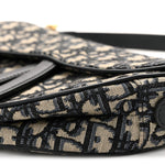 Oblique Saddle Bag Blue