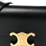 Shiny Calfskin Mini Triomphe Black