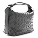 Calfskin Nappa Intrecciato Mini Wallace Black