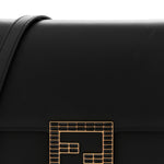 Vitello King Crystal Fab Crossbody Bag Black