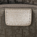 Metallic Nubuck Cannage Medium Lady Dior Silver