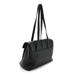 Supple Grained Calfskin Medium Soft 16 Bag Black