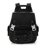 Grained Calfskin Maxi Gallop Backpack Black