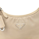 Re-Nylon Saffiano Mini Re-Edition 2000 Bag Deserto