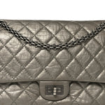 Metallic Aged Calfskin Quilted 2.55 Reissue 226 Flap Dark Gold