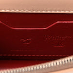 OFF WHITE Patent Jitney 0.5 Crossbody Bag Nude