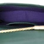 Calfskin Small Serpenti Forever Snake Strap Crossbody Bag Emerald Green