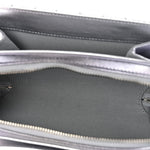 Metallic Lambskin Like A Wallet Flap Silvery Black