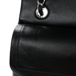 Lambskin Quilted Small Double Flap Black