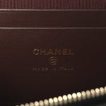 Caviar Quilted Top Handle Slim Vanity With Chain Black