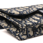 Oblique Saddle Belt Bag Blue