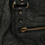 Craquele Calfskin Classic Hardware First Black