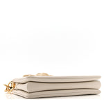 Lambskin Embossed Monogram Coussin PM Beige Cream