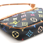 Monogram Multicolor Pochette Accessories Black