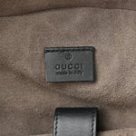 GG Supreme Monogram Medium Backpack Black