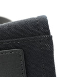 Canvas Studded Small Logo Tote Bag Black
