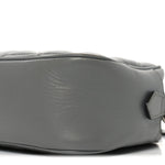 Calfskin Matelasse Aria Small GG Marmont Chain Shoulder Bag Deep Grey
