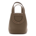 Taurillon Clemence Swift In-The-Loop 18 Bag Etoupe